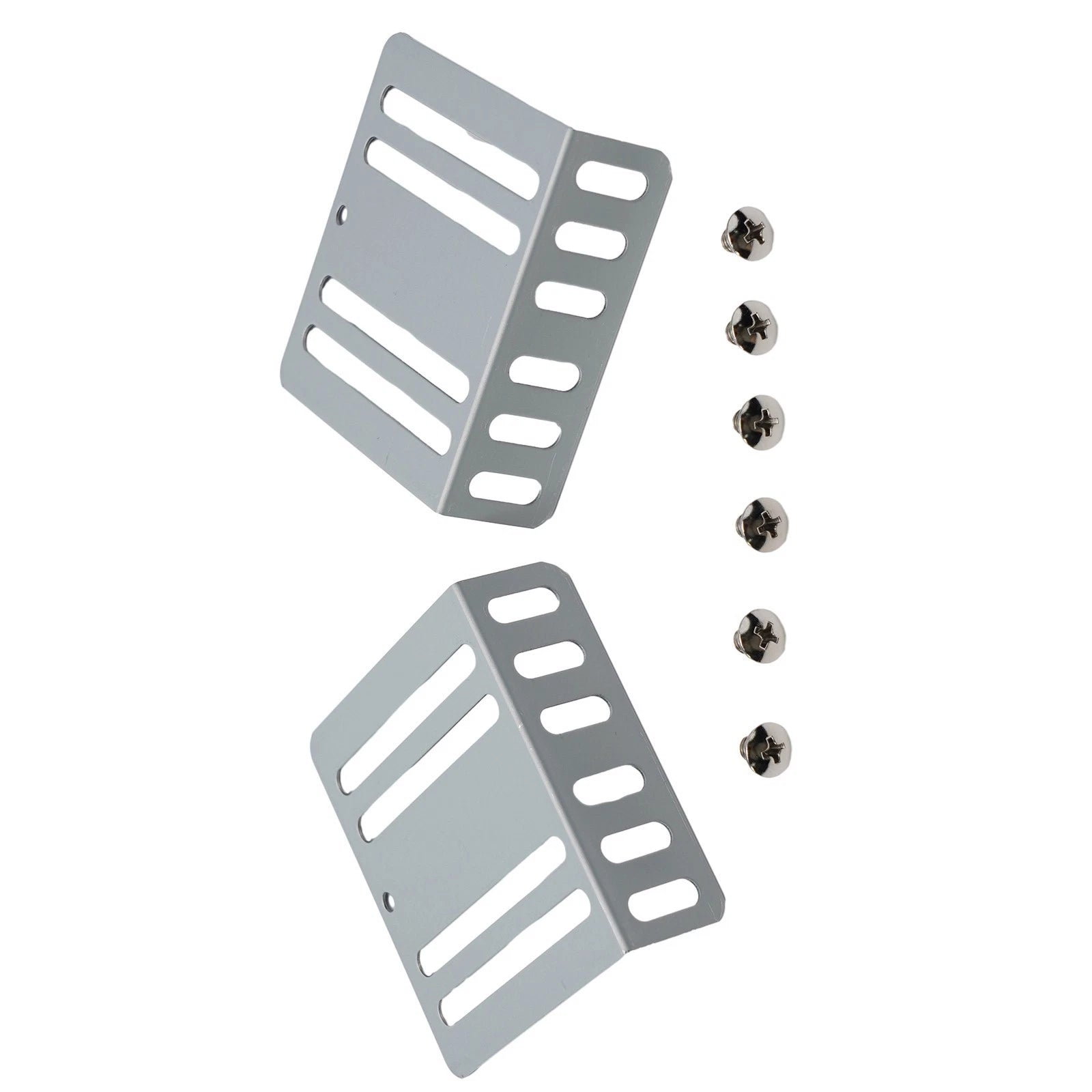 2X Installation Kit Car Radio Brackets for 2 Din Accessories Metal Mounting