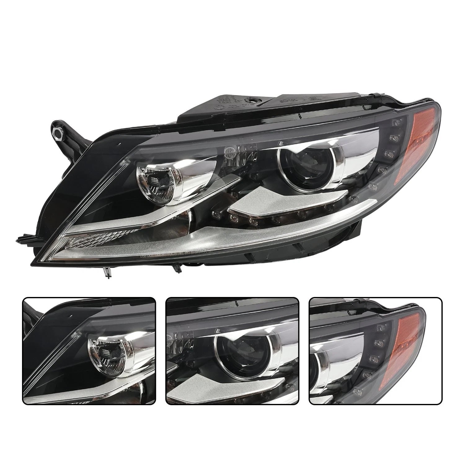 HID Headlight w/LED DRL for Volkswagen CC (2013–2017) Left Driver LH