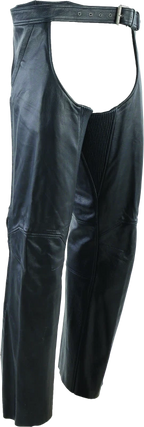Leather Chaps for Powersports (Large)