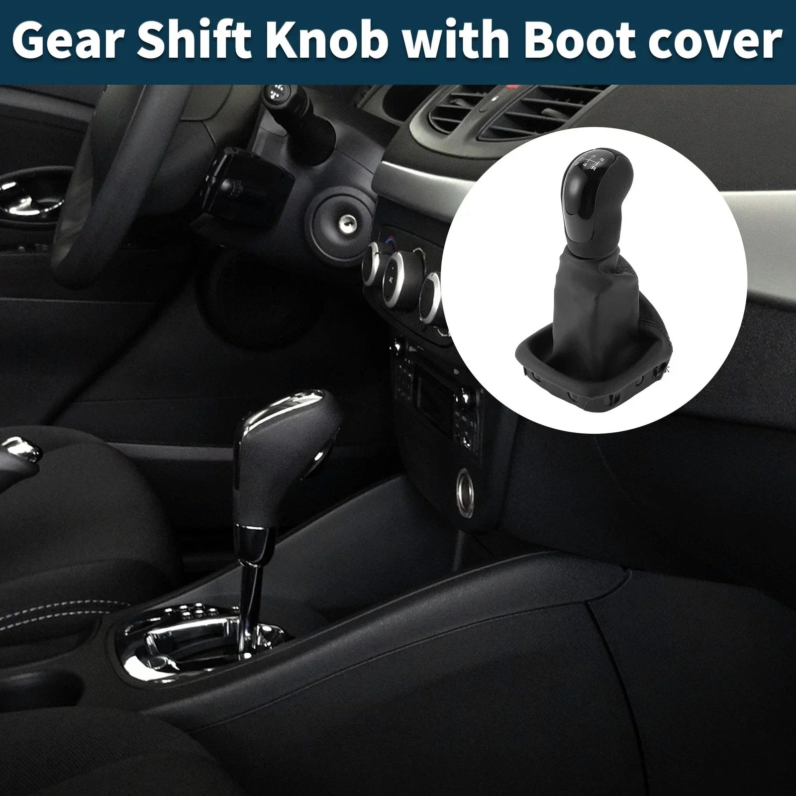 5 Speed Manual Gear Shift Knob with Cover for Mercedes-Benz A-Class (1997-2004)