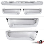 Set of 2 Chrome Bumper End Cap Covers for Toyota 4Runner (1990–1995)