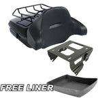 Chopped Trunk Solo Mount Rack for Harley Touring Electra Glide (2014–2026)