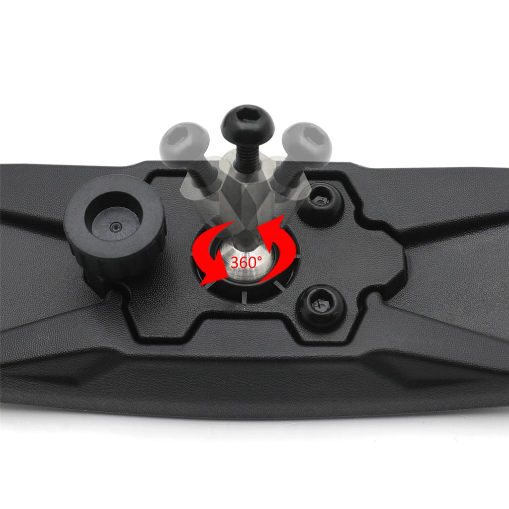 Adjustable Wide Convex Rearview Center Mirror for Can-Am Maverick X3 (2017–2020)