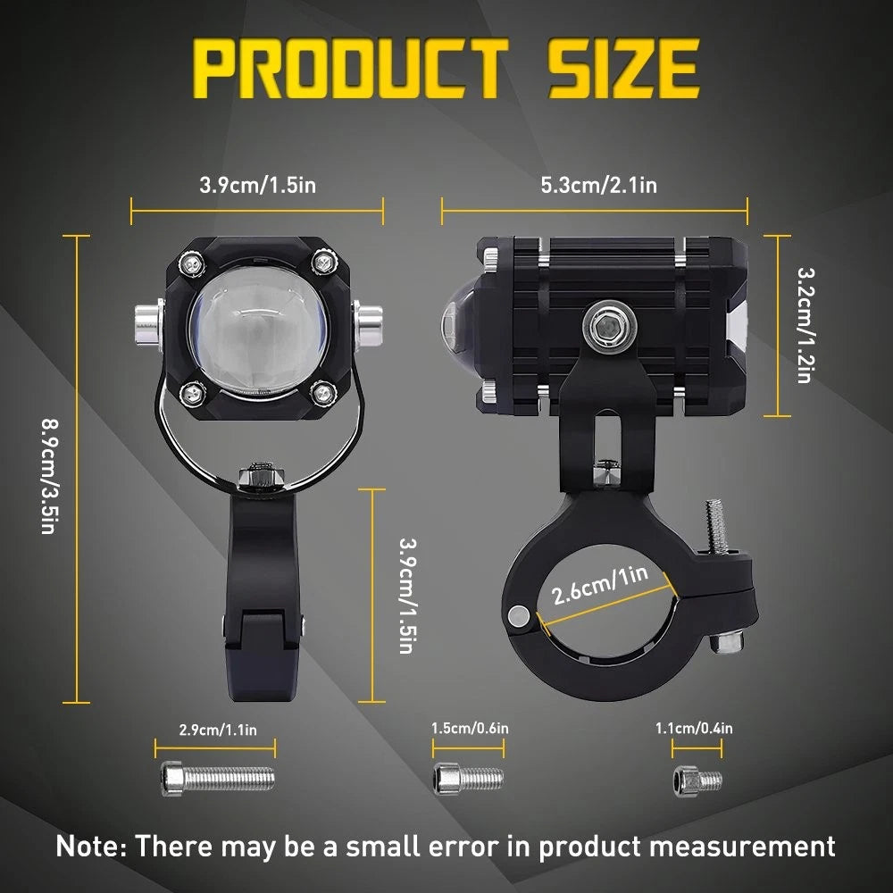 LED Strobe Flash Headlight Lamp for Motorcycle ATV (PY)