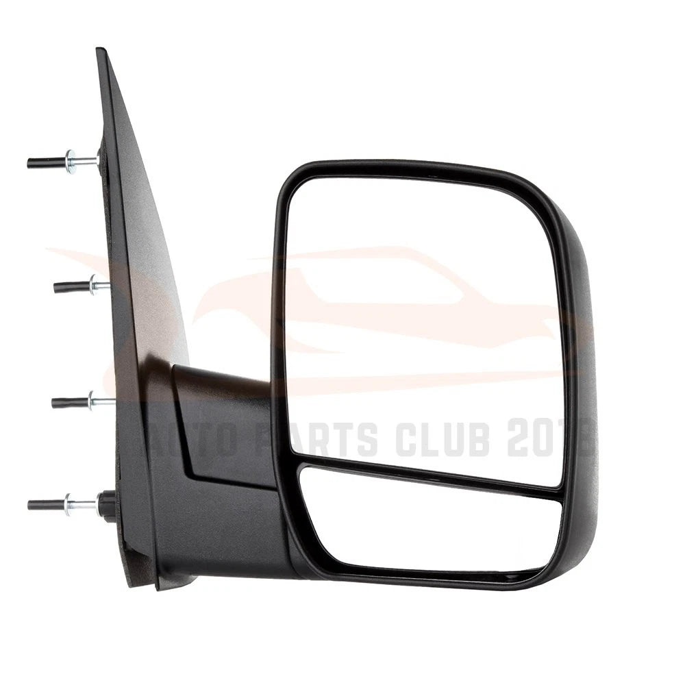 Passenger Side Folding Manual Black Mirror for Ford E150-E550 (2002-2008)