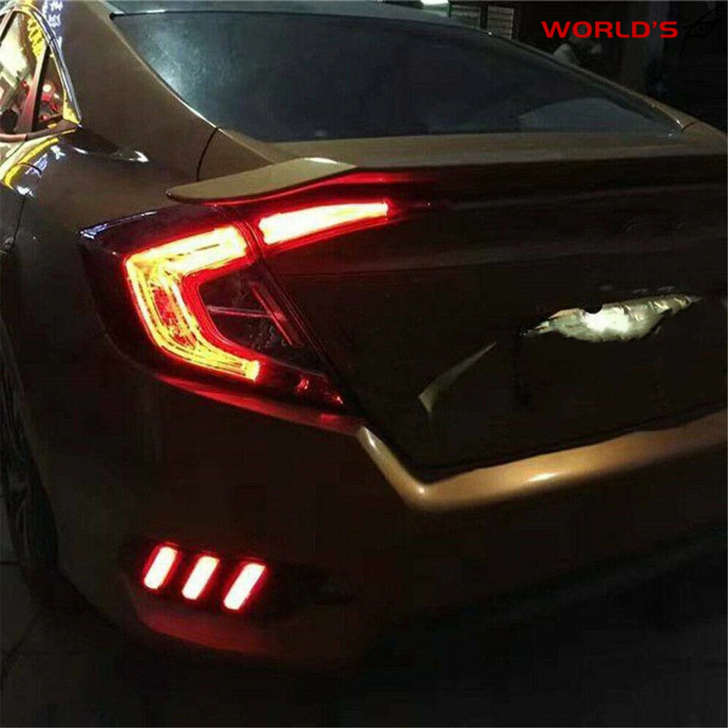 LED Rear Bumper Tail Brake Light for Honda Civic Sedan (2016–2020)