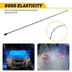 21" Black Stainless Antenna Mast for Toyota Tacoma (1995–2016)