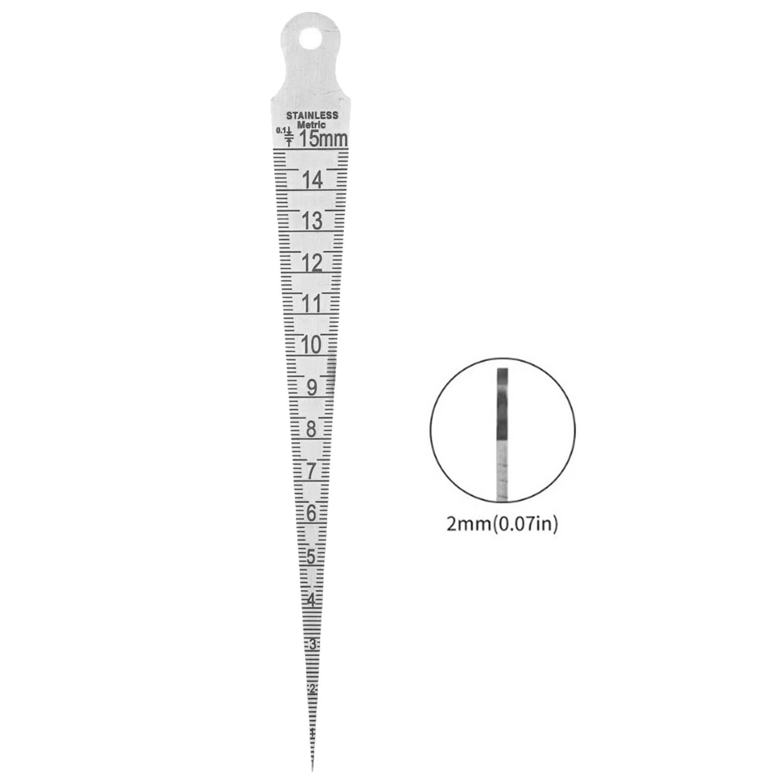 Stainless Steel Wedge Feeler Gauge for Accurate Measurement (Universal)