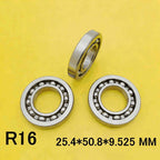 R16 Open Design Ball Bearing 25.4x50.8x9.525mm for Automotive Applications