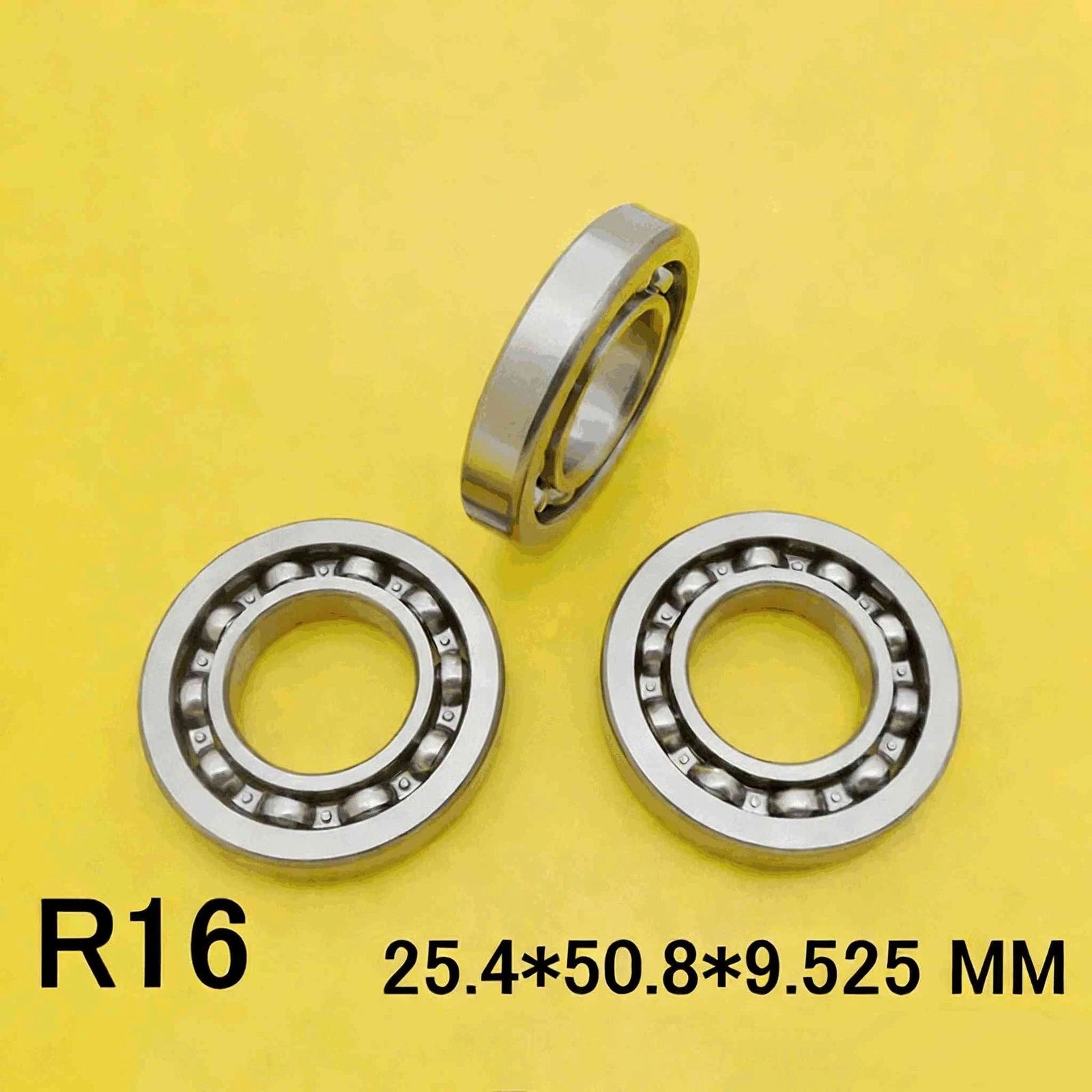 R16 Open Design Ball Bearing 25.4x50.8x9.525mm for Automotive Applications