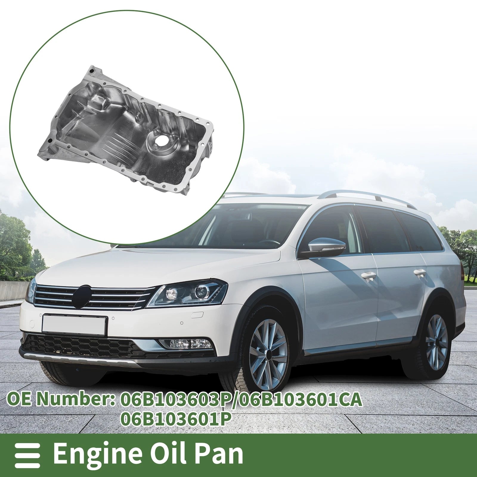 1 Pc Engine Oil Pan No.06B103603P for Volkswagen Passat 