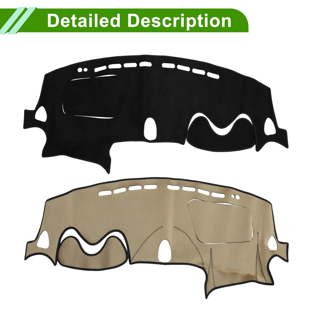 Dashboard Cover Mat for Nissan Juke F15 (2011–2019) Sun Protector Black