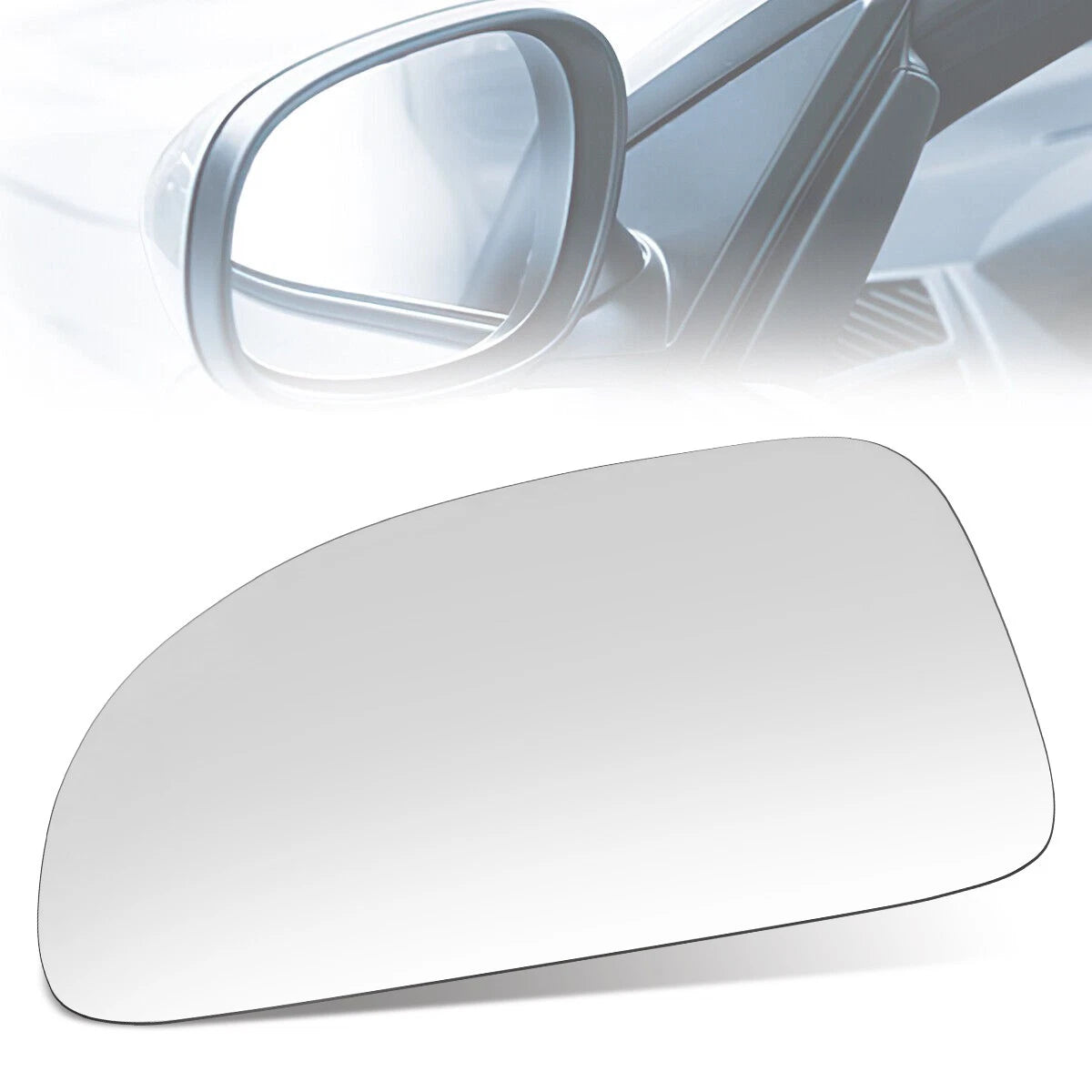 Side Rear View Door Mirror Glass for Toyota MR2 (1991–1995) - Left