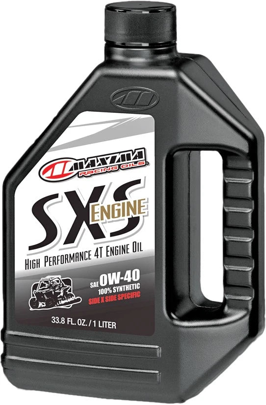 1L Maxima SXS Synthetic Engine Oil 0W-40 for ATV & UTV Engines