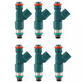 Set of 6 Denso Fuel Injectors for Volvo XC60 XC70 XC90 S80 (3.2L) 30777501