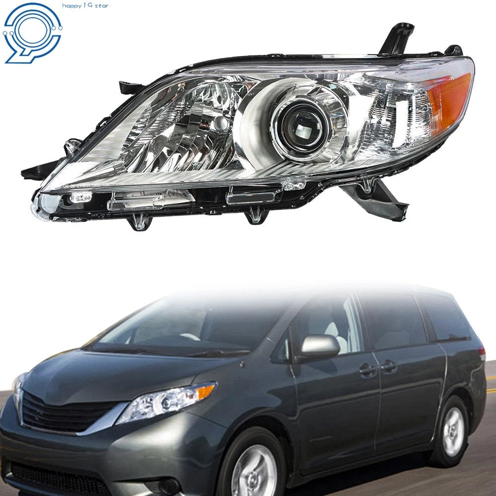 Left Headlight for Sienna (2011-2020) Halogen