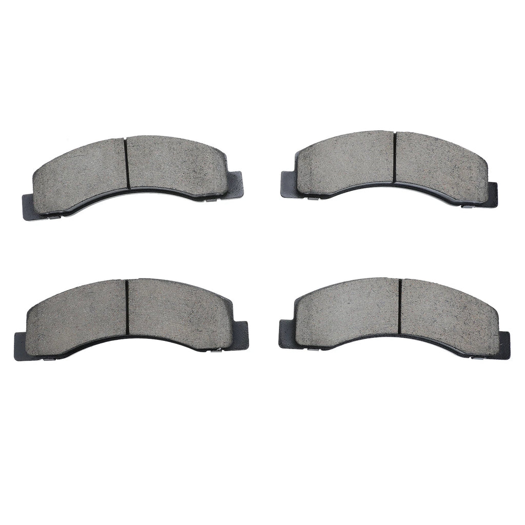 Set of 4 Front Ceramic Brake Pads for Ford F-250 F-350 Super Duty (1999–2004)