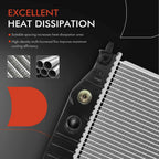 Radiator with Transmission Oil Cooler for Chevy Corvette (2005-2012)