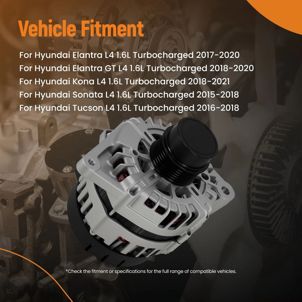 Alternator for Kia Forte Optima Soul (2016–2020) 1.6L