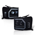 Dual LED Projector Headlights for GMC Sierra 1500 2500 3500 (2007–2014)