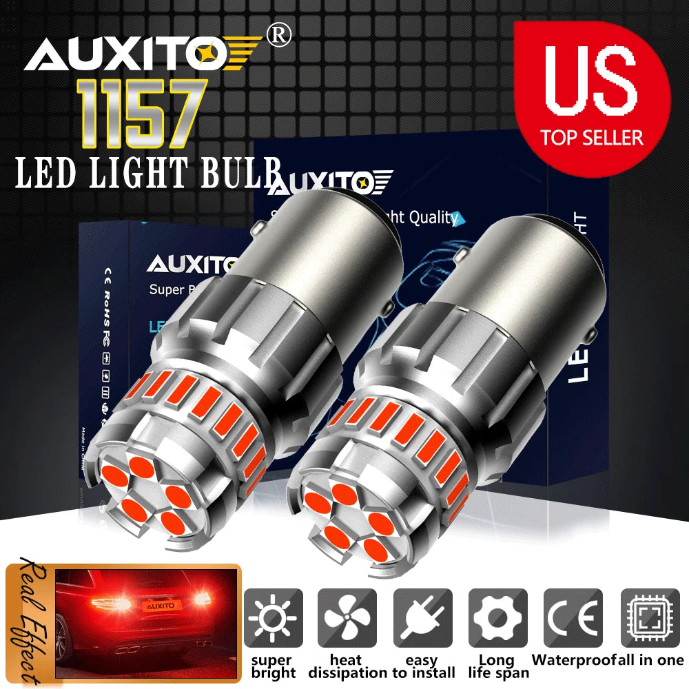2X LED Brake Stop Tail Light Bulbs for CNABUS (Year Range)