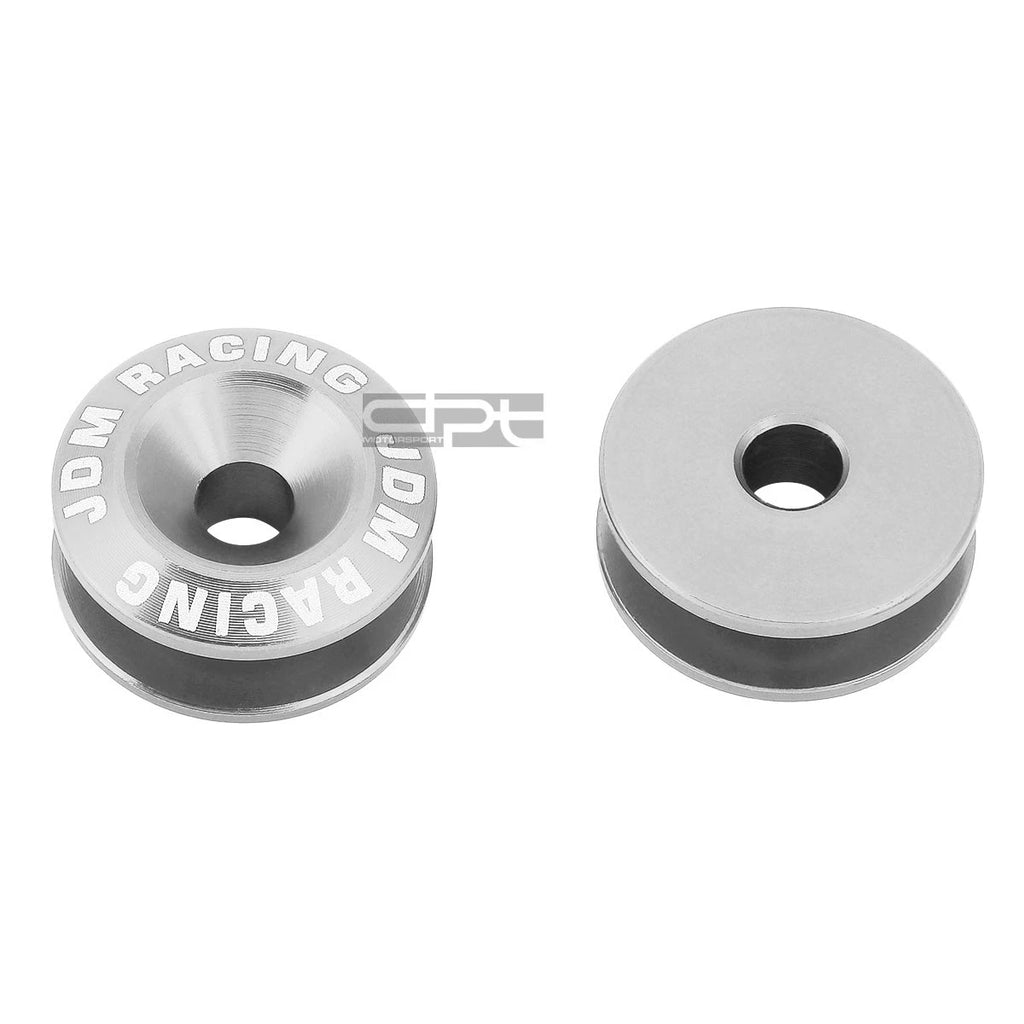 Quick Release Fastener Kit for Silver Car Bumper/Fender/Trunk/Hatch