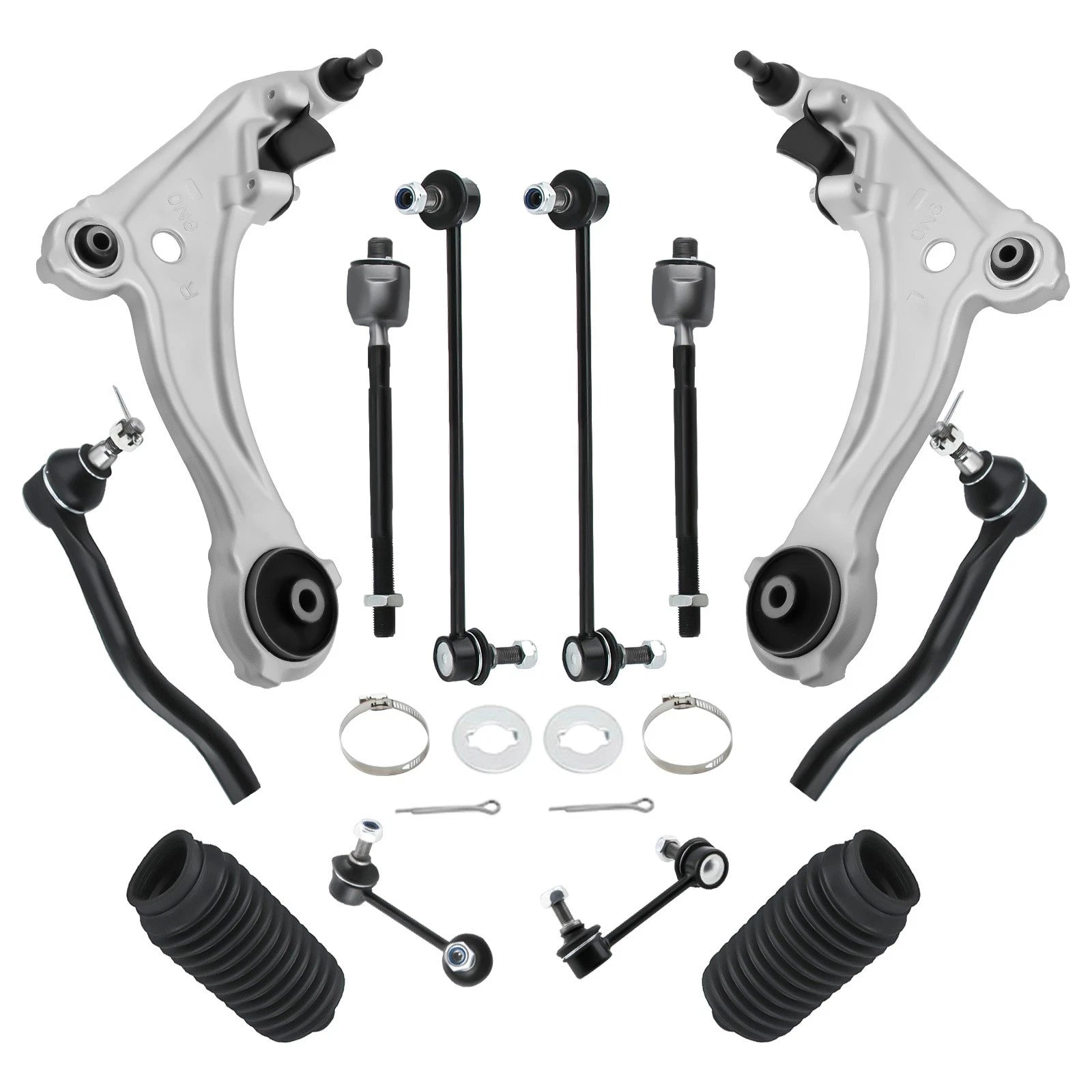 Front Lower Control Arm, Tie Rod & Sway Bar Link for Nissan Maxima (2009–2014)