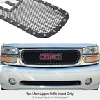 Upper Black Mesh Grille for GMC Sierra 1500/2500/3500 (2001-2002)