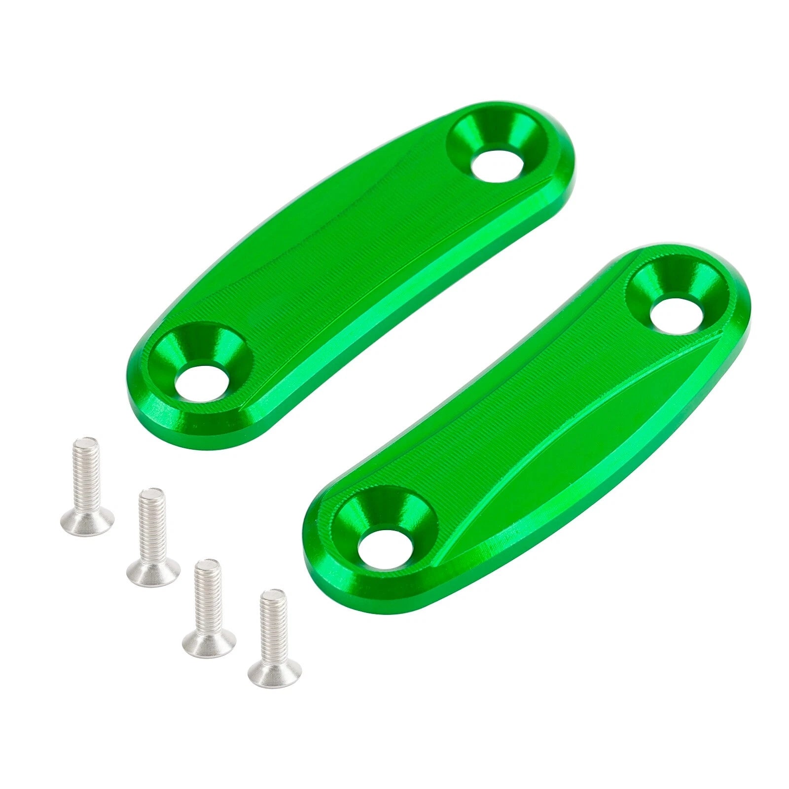 Mirror Delete Blanking Block Off Plates for Kawasaki ZX-10R (2011–2015)