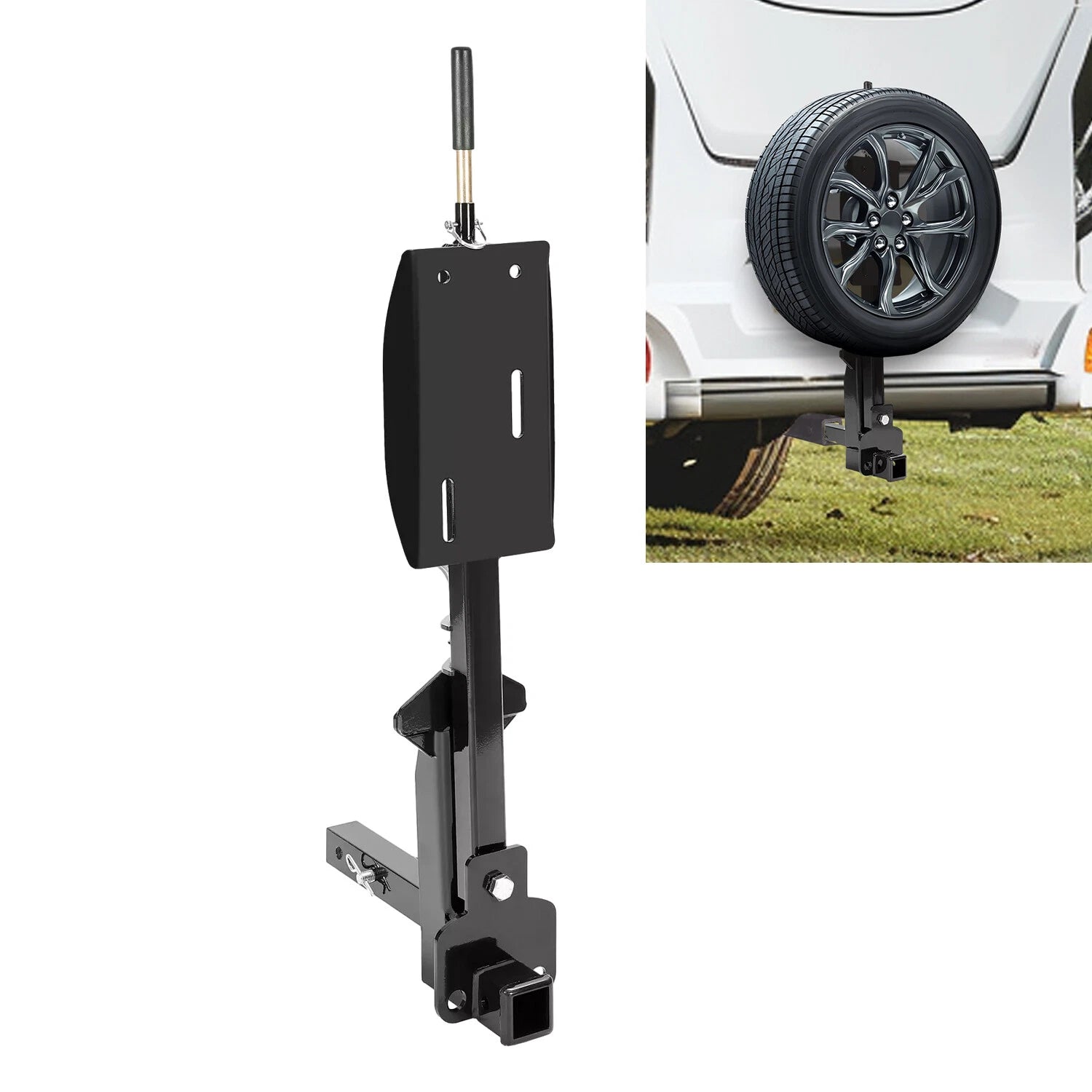 Spare Tire Carrier for RV (16" - 24.5" Wheels)