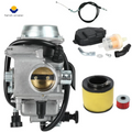 Carburetor & Air Oil Filter Throttle Cable for Honda Rancher 350 TRX350 (2000–2006)