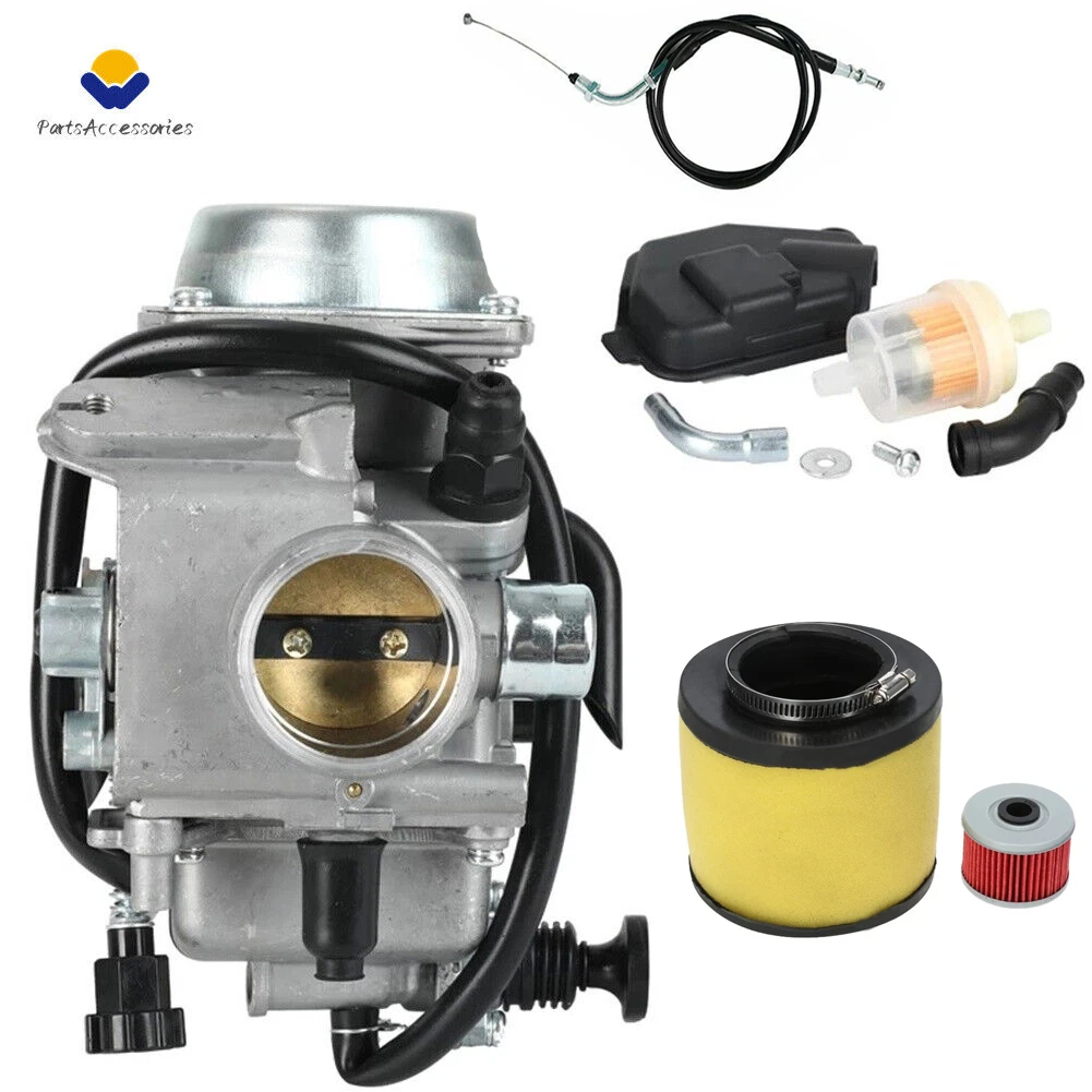 Carburetor & Air Oil Filter Throttle Cable for Honda Rancher 350 TRX350 (2000–2006)