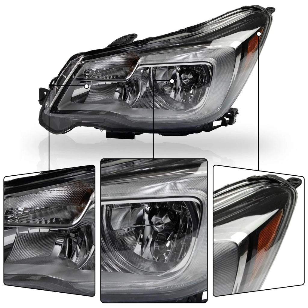 Halogen Headlight Lamp Assembly LH for Subaru Forester (2017–2018)