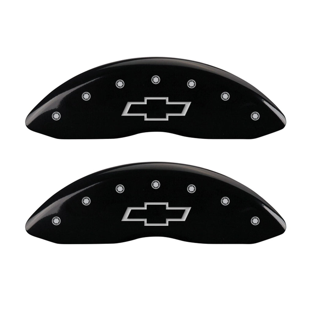 Set of 4 Black Bowtie Caliper Covers for 2012 Chevy Camaro SS (2012–2012)