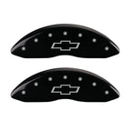 Set of 4 Black Bowtie Caliper Covers for 2012 Chevy Camaro SS (2012–2012)