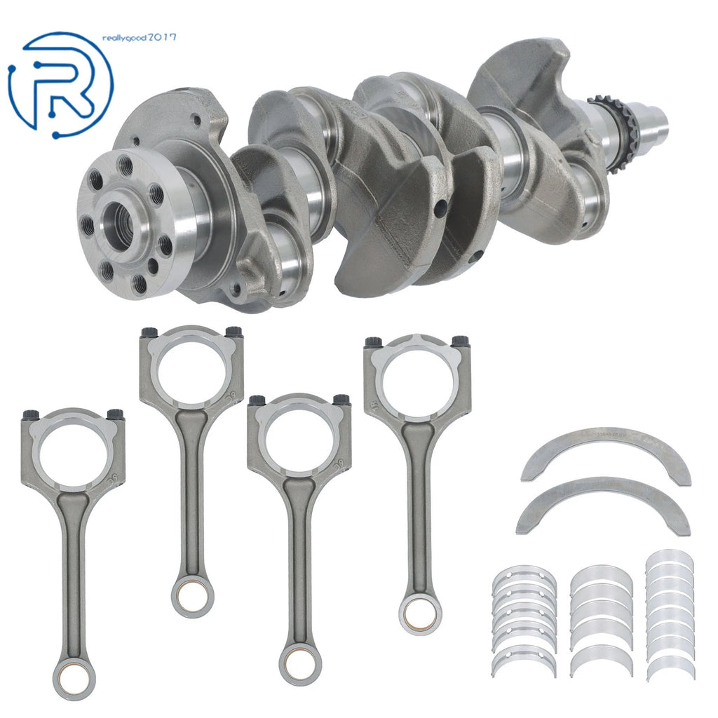 Crankshaft & Rods & Bearings Set for Hyundai Elantra, Mistra, KIA (G4NB)