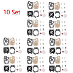 Set of 10 Carburetor Gasket Kits for Walbro 43CC 52CC (40-5/44F-5 34F 36F 139F)