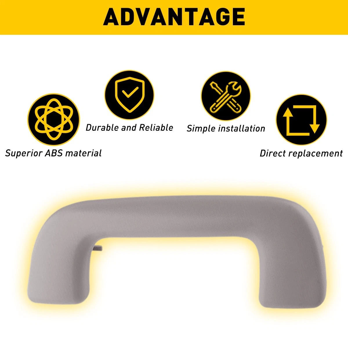 Set of 2 Roof Ceiling Pull Handles for Toyota Corolla Yaris RAV4