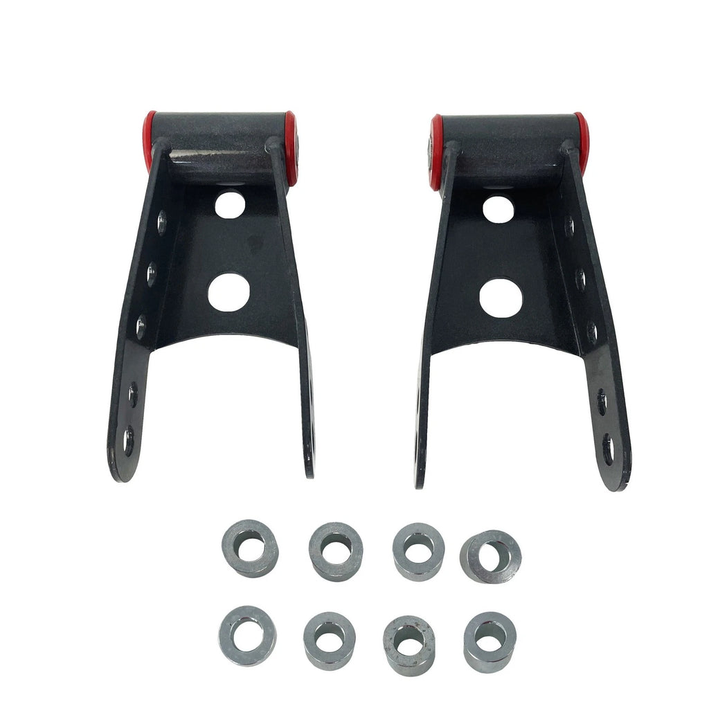 2X Rear Drop Shackle Kit for Ford F150 (2015–2020) 2WD & 4WD 499-211