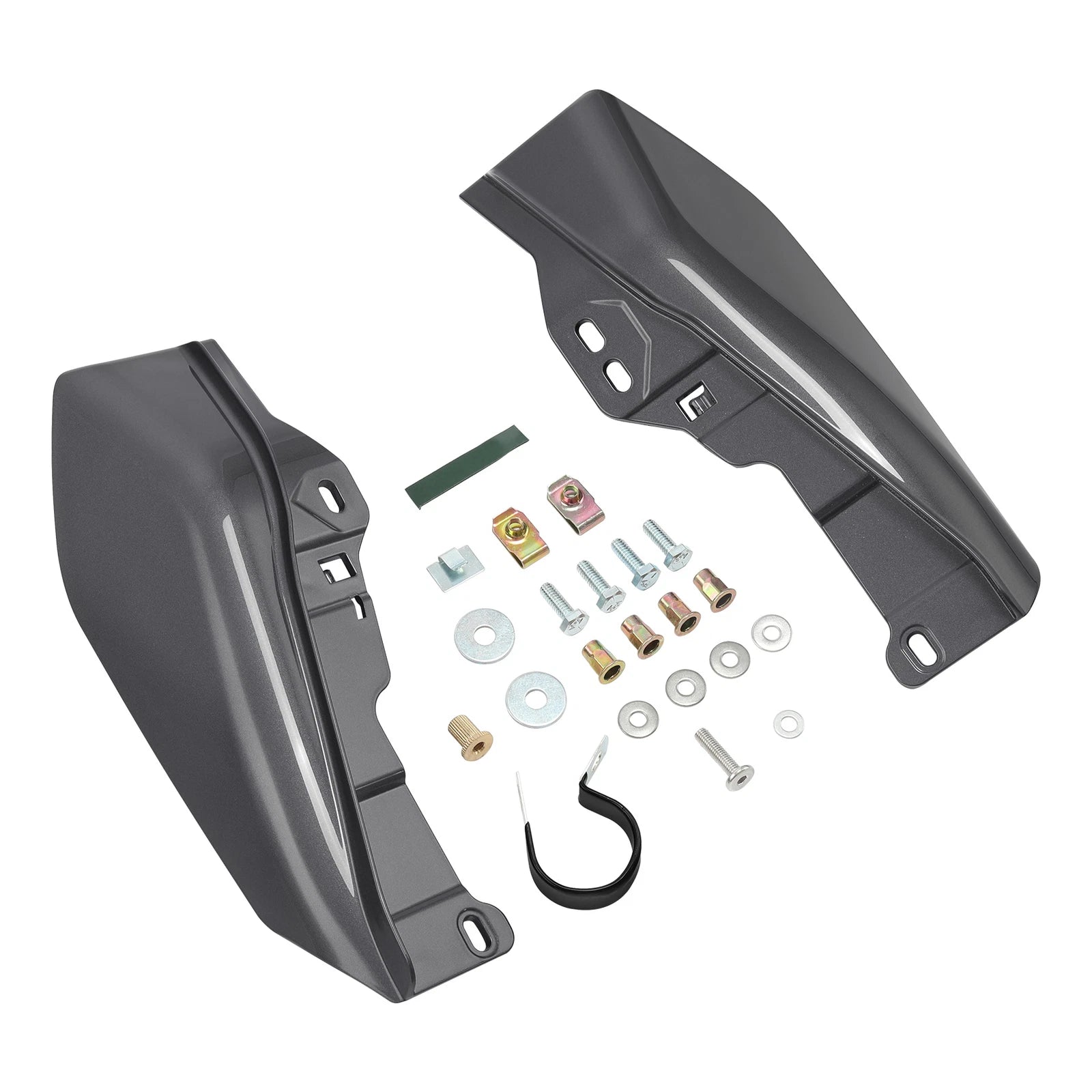 Mid Frame Deflectors for Harley Electra Glide (2009–2024) Gauntlet Gray Metallic