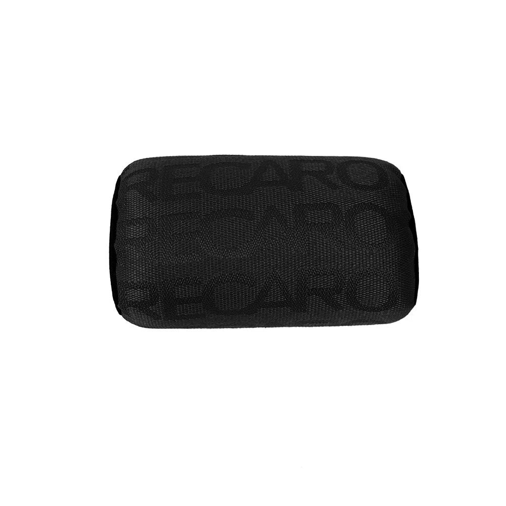 2X Black Fabric Headrest Pillow for Bucket Racing Seat