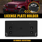 License Plate Mounting Bracket for Wrangler JL Gladiator (2018–2023) 68293738AA