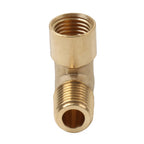 Brass Hose Fitting Elbow 1/4 NPT Male to 1/4 NPT Female Connector