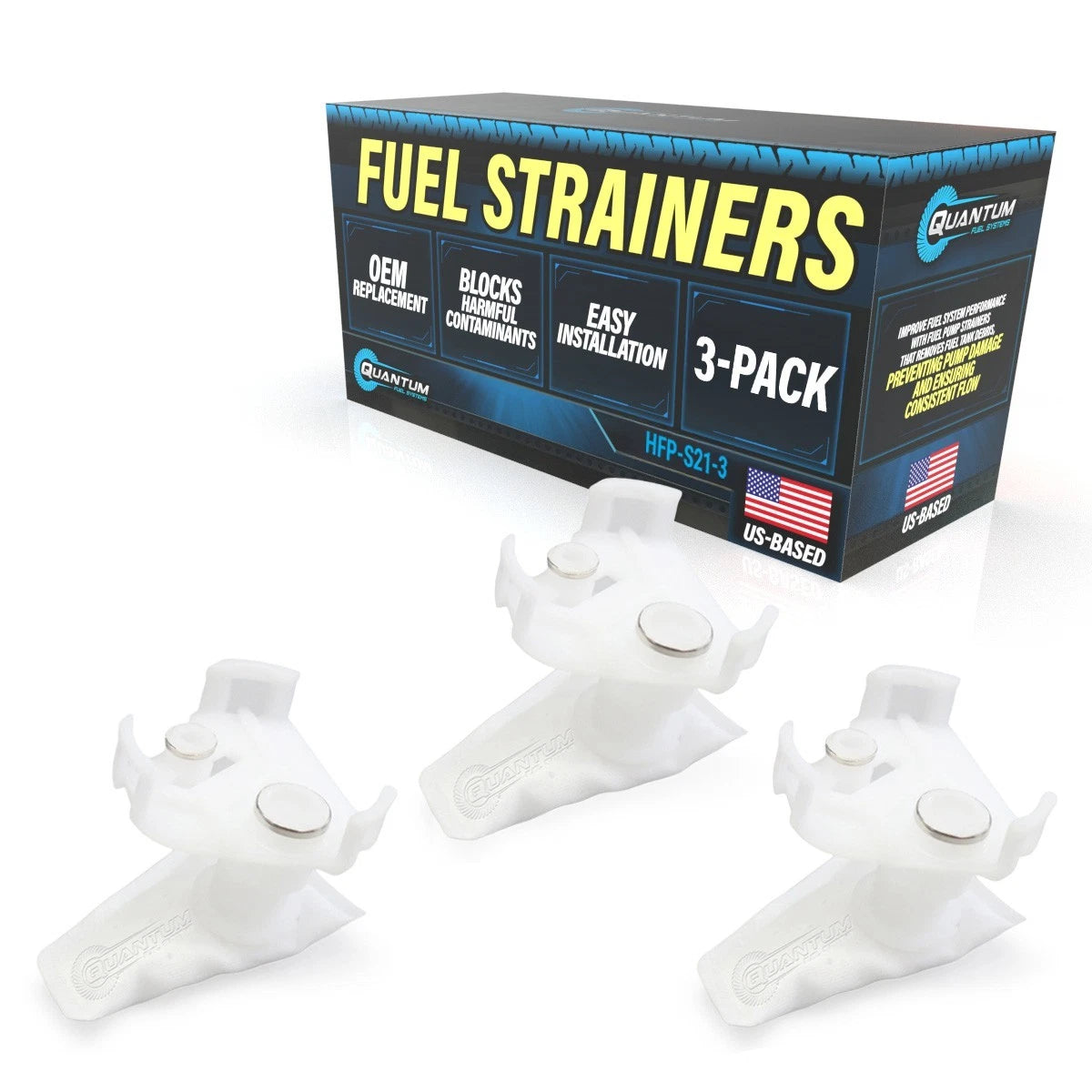 Set of 3 Fuel Filter Strainers for Honda CBR (2007–2023)