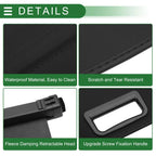 Car Trunk Retractable Cargo Cover for CHEVROLET Menlo (2020-2023) Gloss Black