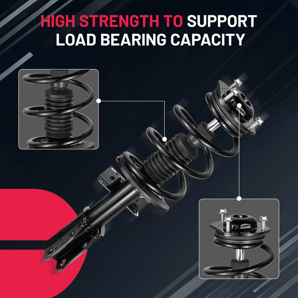Front Struts & Rear Shocks for Chevy Traverse, Buick Enclave, GMC Acadia (2008-2012)