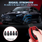Red TPU Remote Key Fob Cover Shell for Mercedes B C E G SLK (2005-2015)