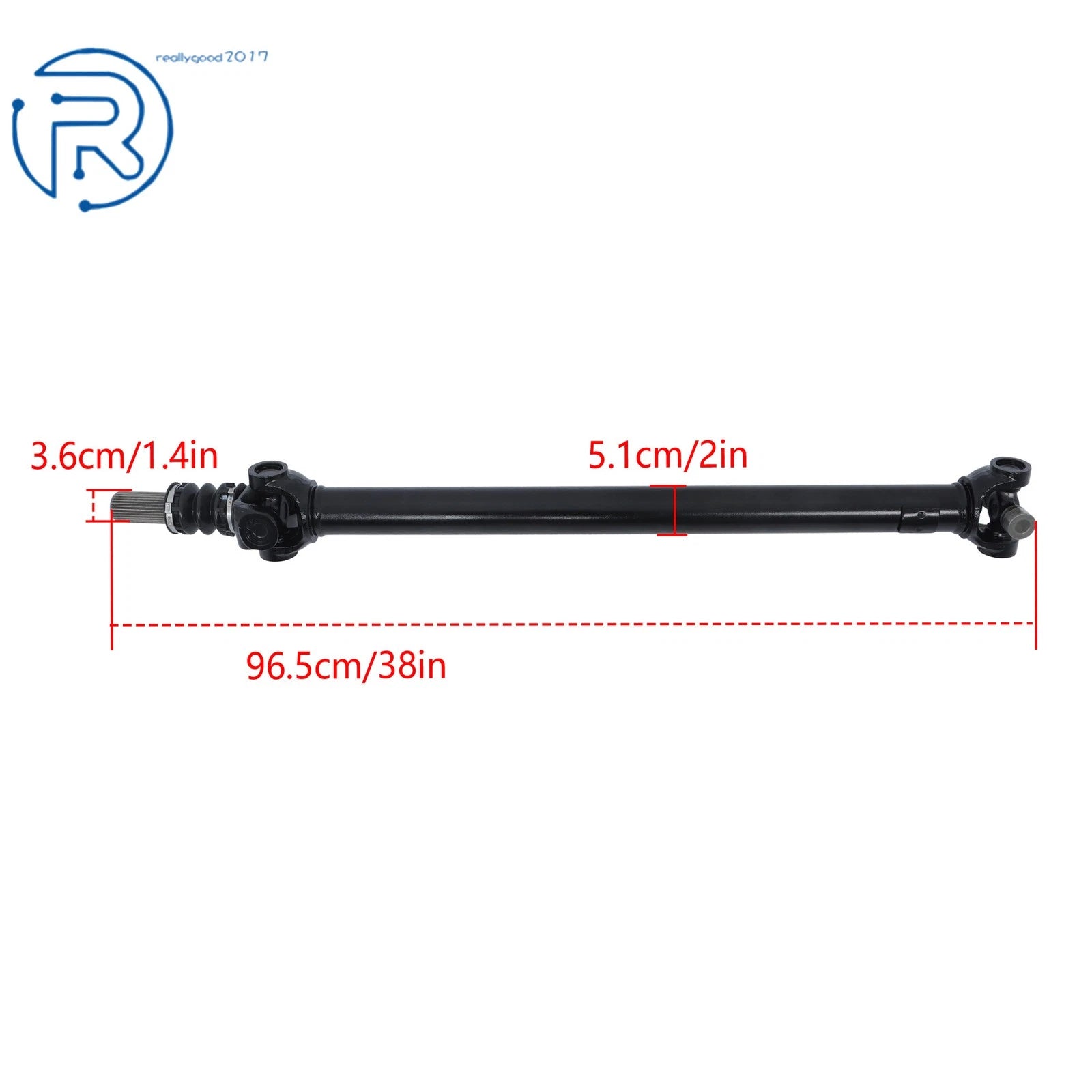 Front Driveshaft Assembly for Chevy Silverado 2500 GMC Sierra (2011-2016)