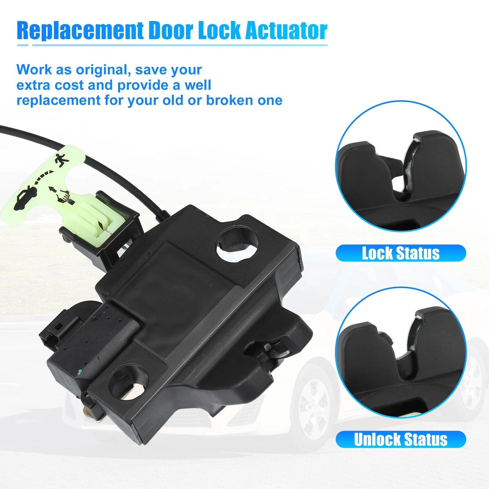Rear Trunk Lock Actuator No. 6461006031 for Toyota Camry (2012–2014)
