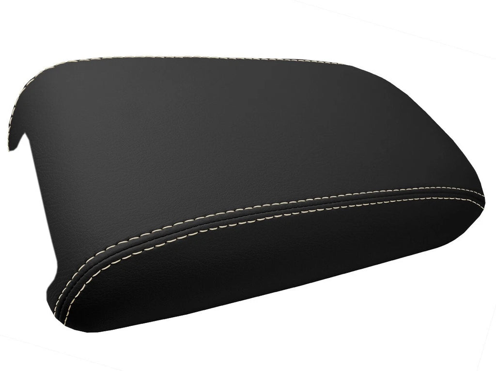 Leather Console Lid Armrest Cover for Lexus ES300 (1997–2001) Beige Stitch